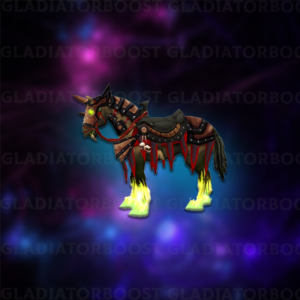 Fiery Warhorse Reins Mount Boost