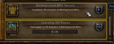 Battleground blitz achievements