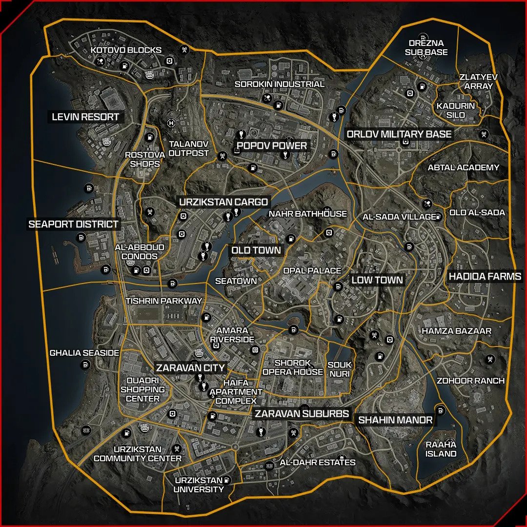 Call of Duty Warzone Map Guide - Explore Urzikstan and Halt the ...