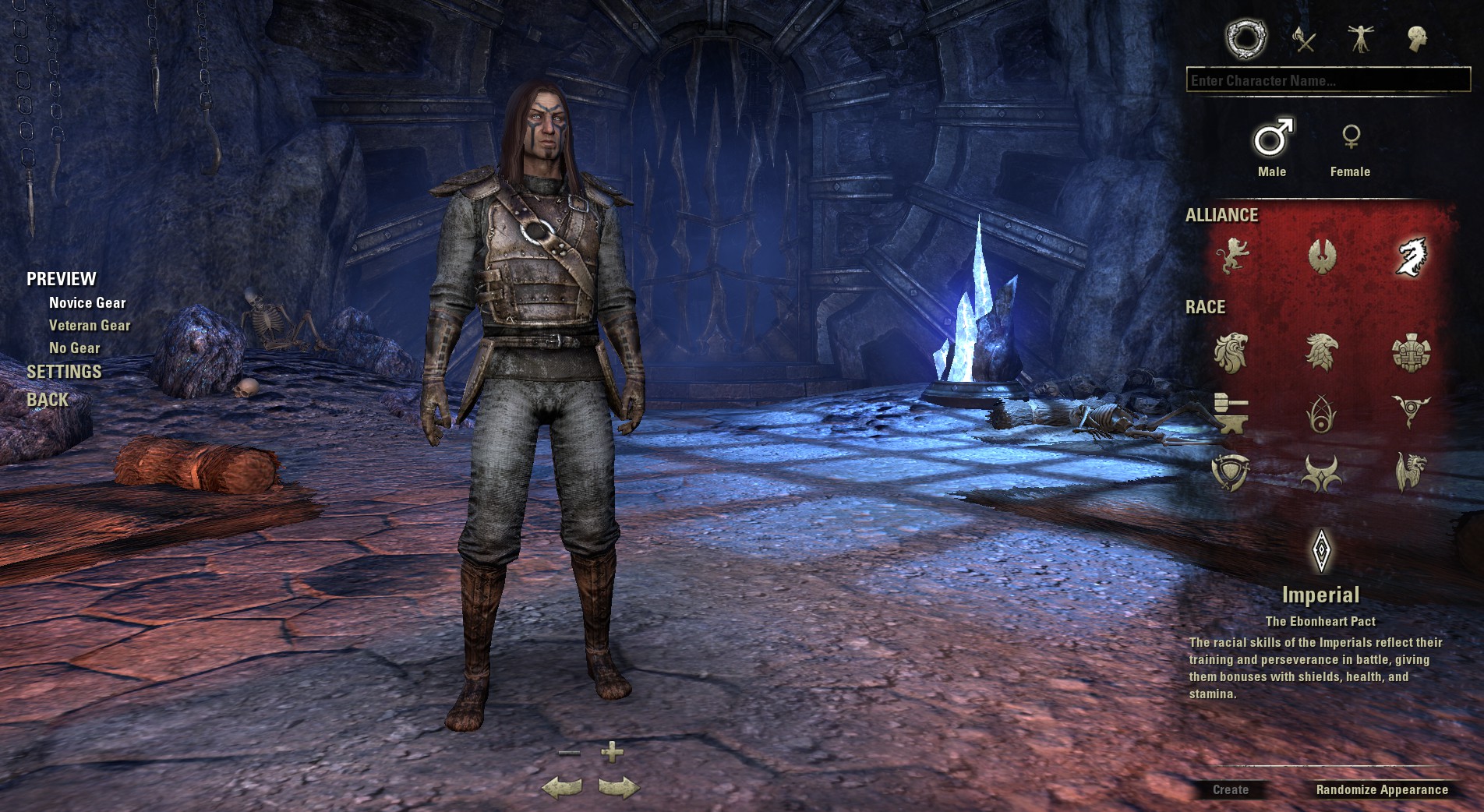 ESO Character Creation