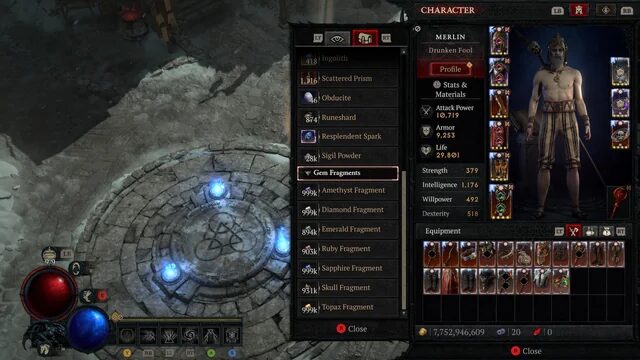 Diablo 4 where to farm gem fragments