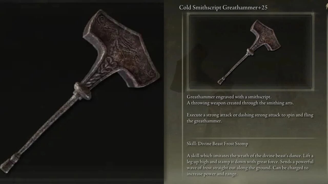 Elden Ring Shadow of the Erdtree best strength weapons