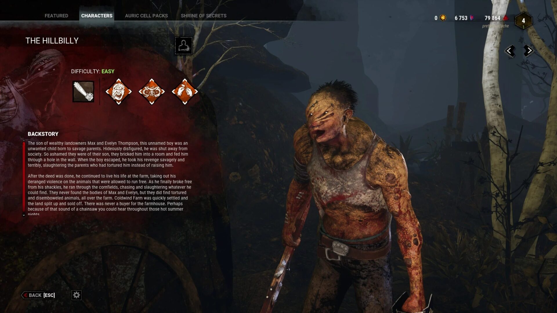 dead by daylight The Hillbilly Best builds