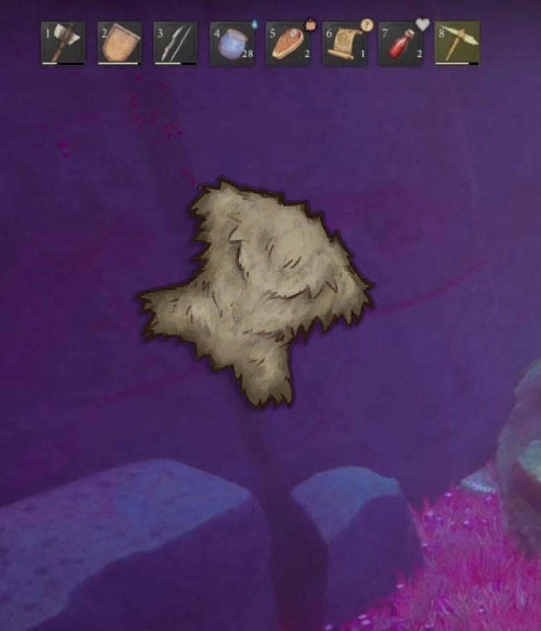 where to farm Coarse Animal Fur runescape dragonwilds