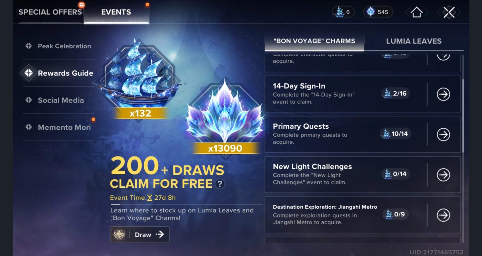 Destiny Rising – How to Get Bon Voyage Charms