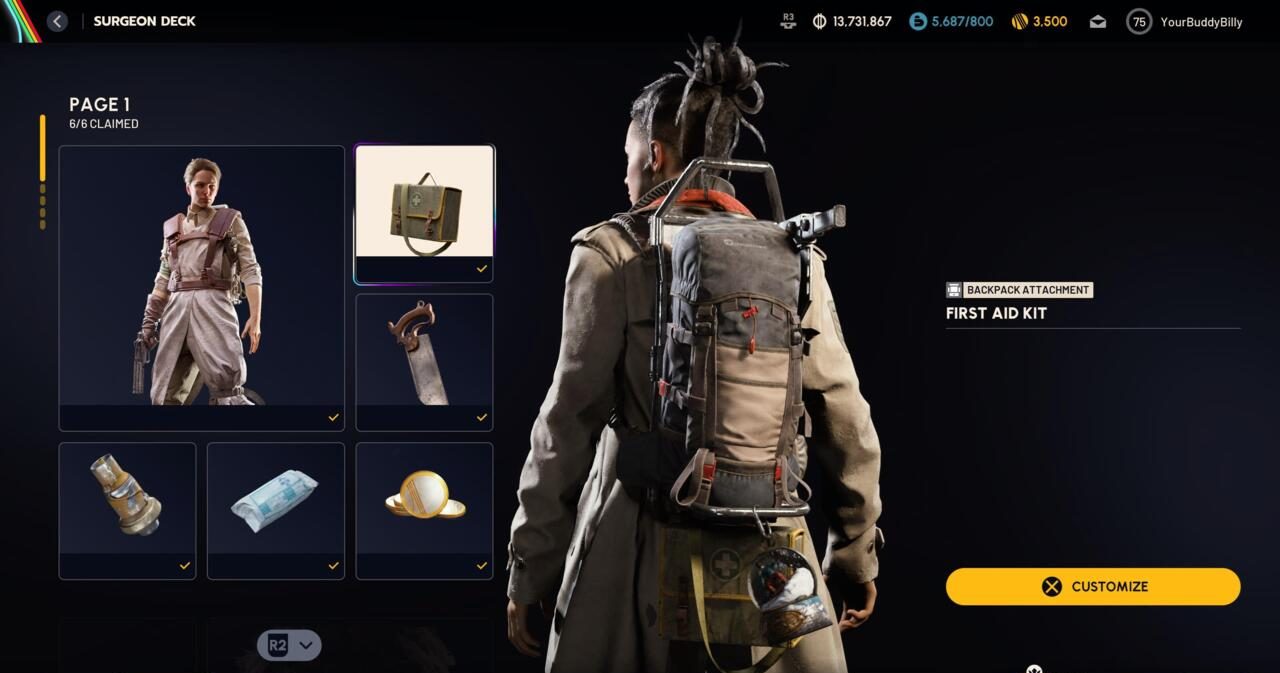 All ARC Raiders Surgeon Raider Deck Rewards