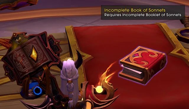 How to Finish the Incomplete Book of Sonnets Treasure in WoW Midnight