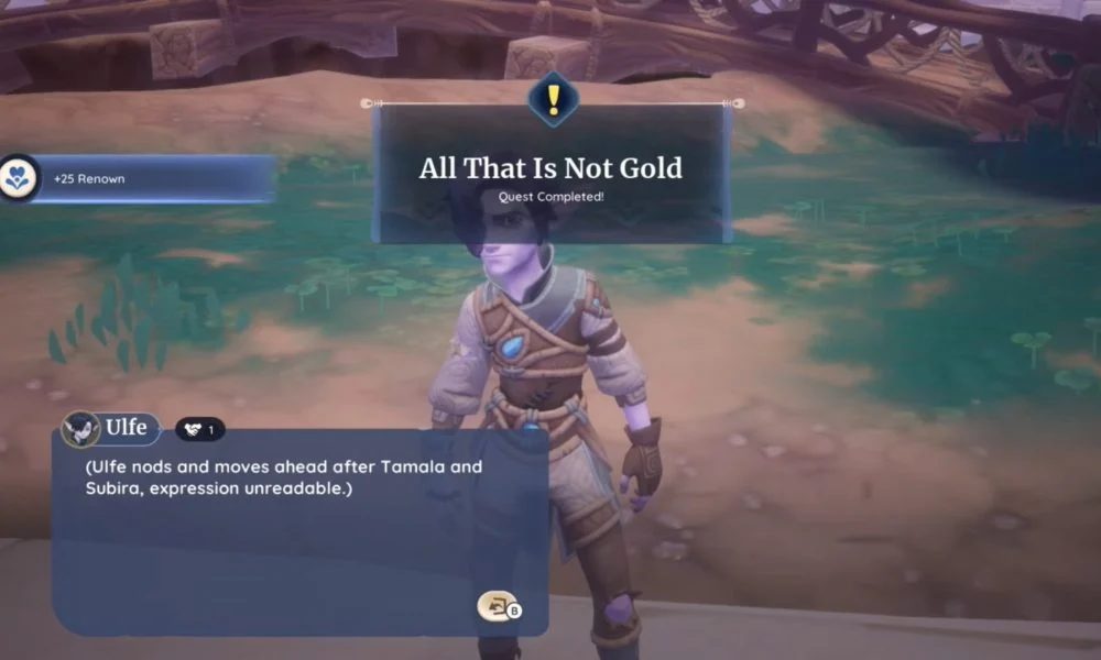 Palia All That Is Not Gold Quest Guide