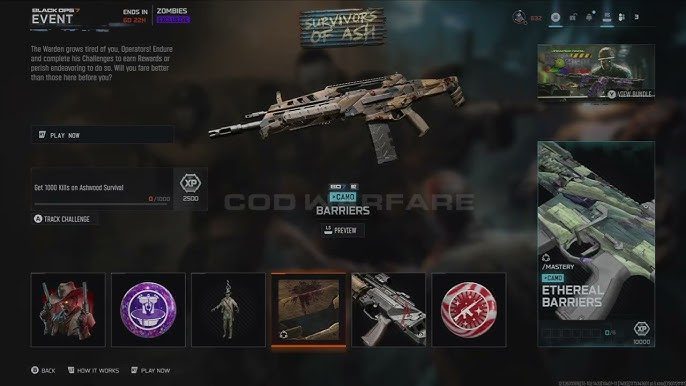 Black Ops 7 Zombies Survivors of Ash Event Rewards