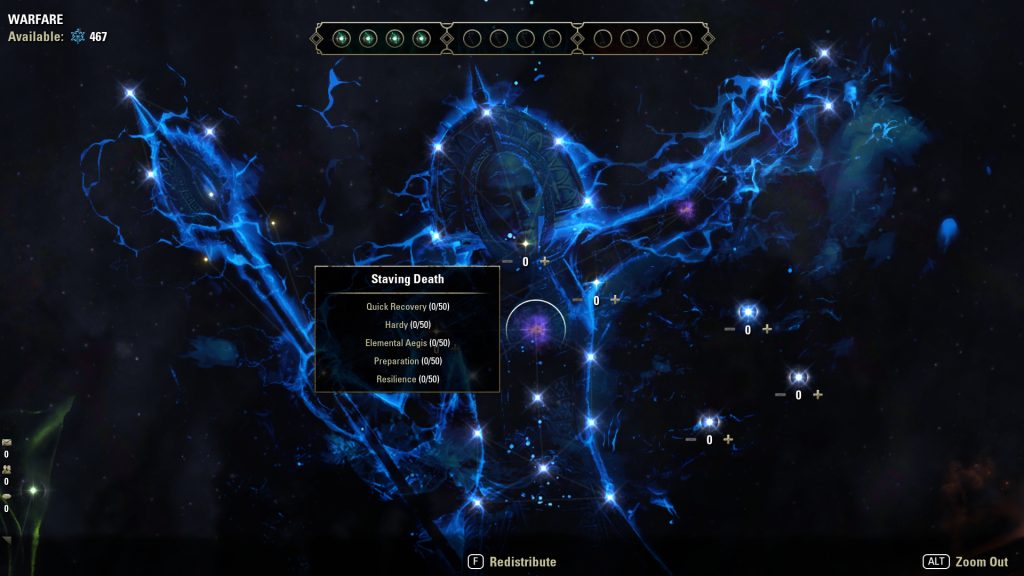 ESO Champion Point optimization for endgame builds