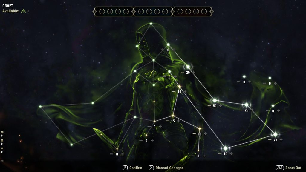 ESO Champion Point progression for Trial PvE builds