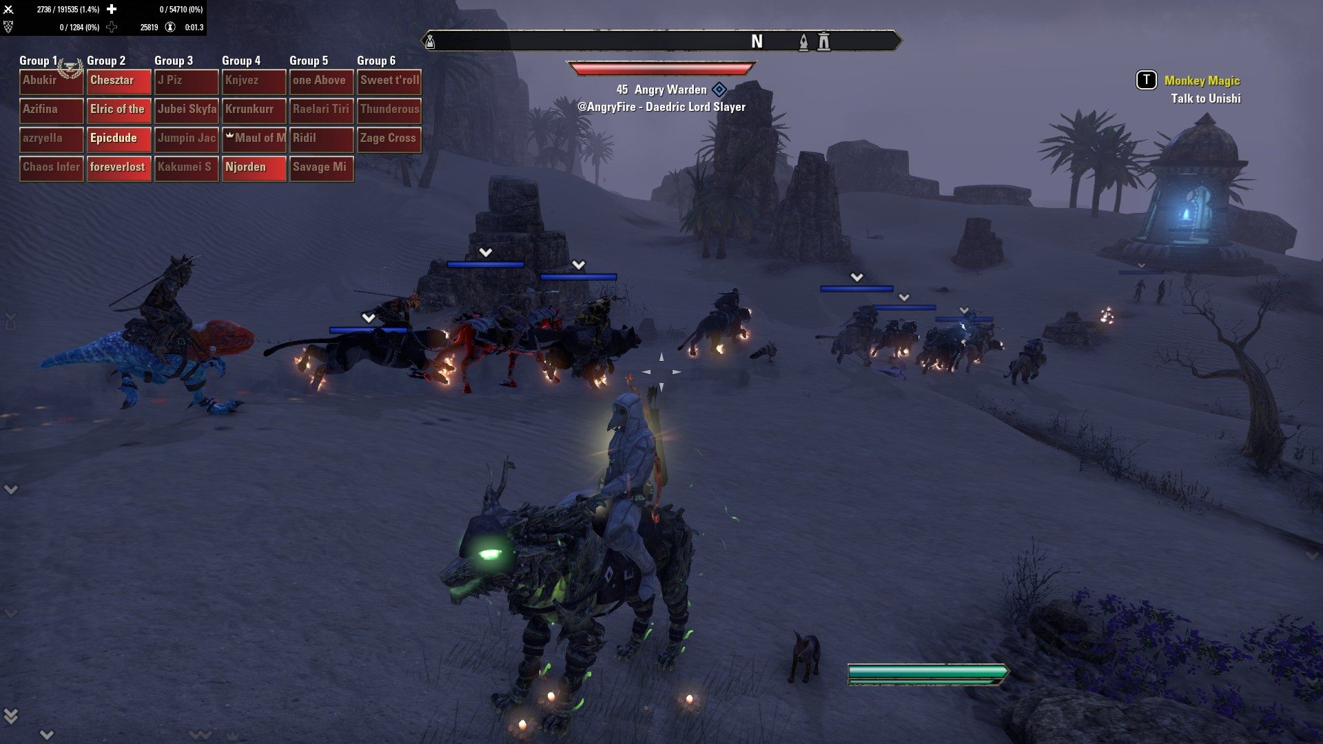 ESO Fighters Guild leveling through Dolmen farming
