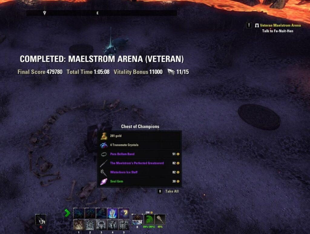ESO arena achievements including Flawless Conqueror rewards